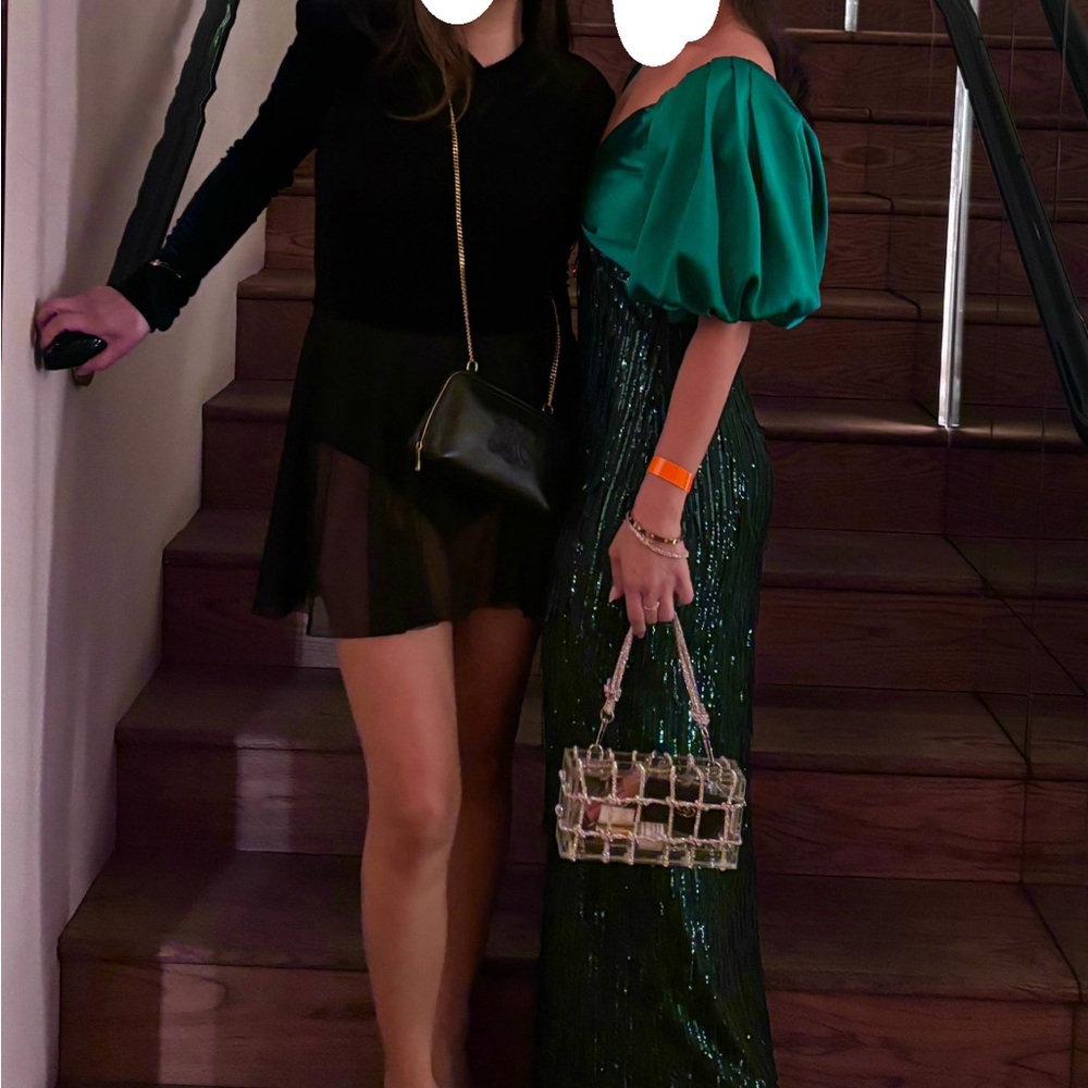 Emerald Sequin Dress